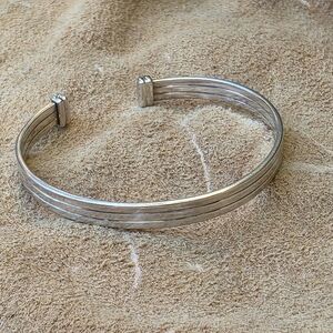Elegant Silver Cuff Bracelet